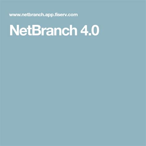 netbranch 4.0 okfcu.
